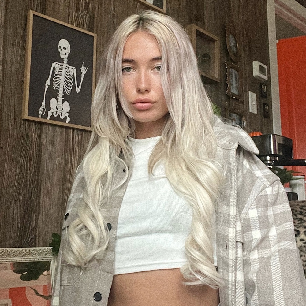 Bella halo hair piece